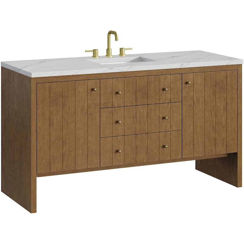 James Martin Vanities 435-V60S-FENC Hudson 60" Free Standing Single