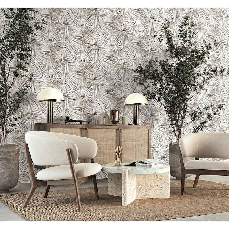 Stacy Garcia Home Fossil Palm Peel and Stick Wallpaper