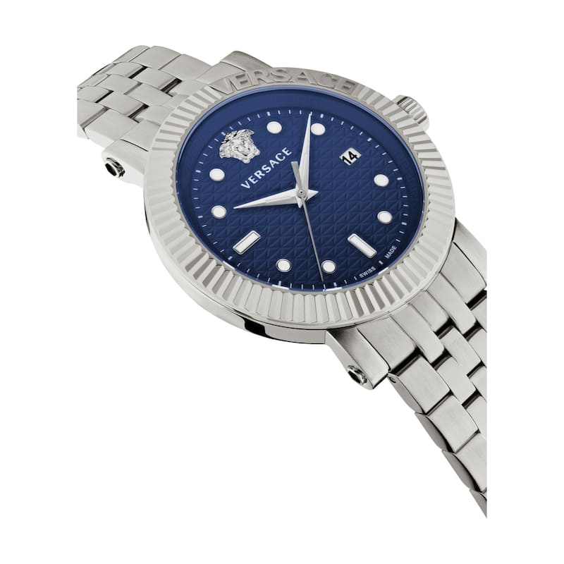 Versace V-Classic Leather Watch