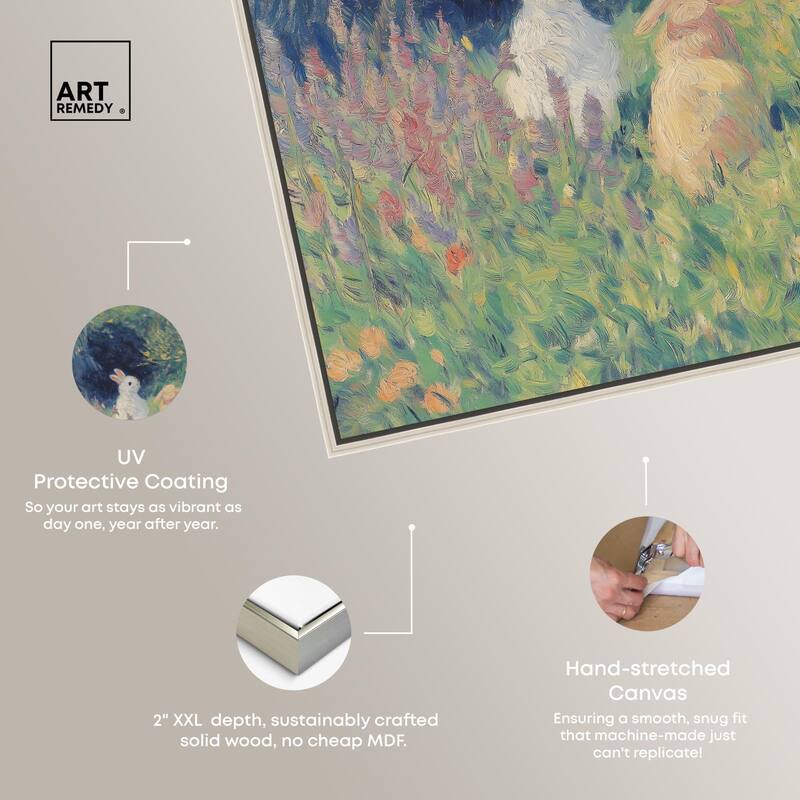 Quiet Gardeners Canvas by Art Remedy