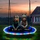 preview thumbnail 2 of 7, Trekassy 700lbs 40” Saucer Tree Swing with LED Lights for Kids Adults Outdoor