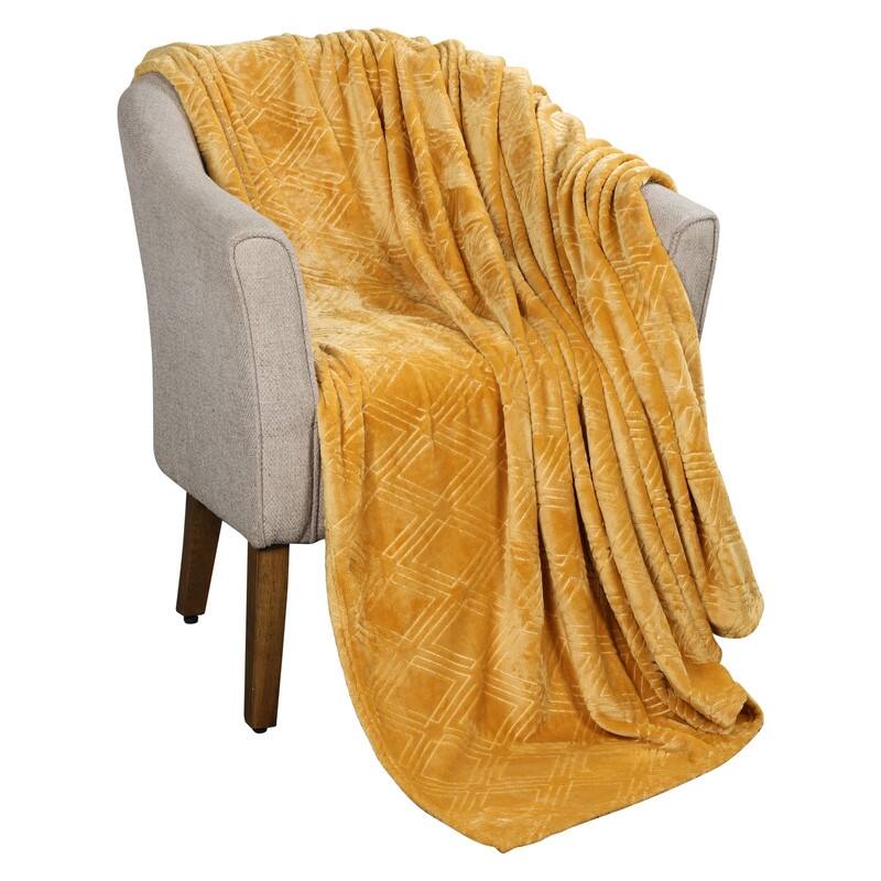 Superior Atka Diamond Soft Fluffy Fleece Blanket