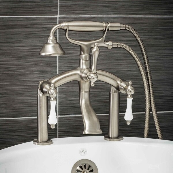 Shop Pelham Amp White Luxury Tub Filler Faucet Vintage