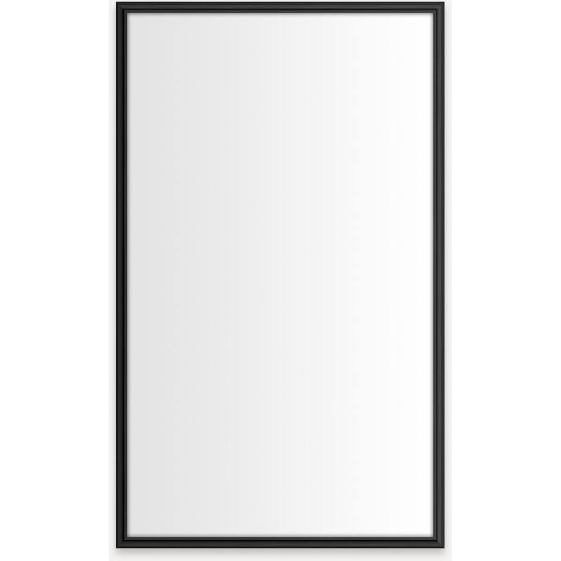 Robern D2C2440D4RMSC Main Line 23-1/4" x 39-3/8" Framed Single Door - Brushed Black - Anthracite Finish