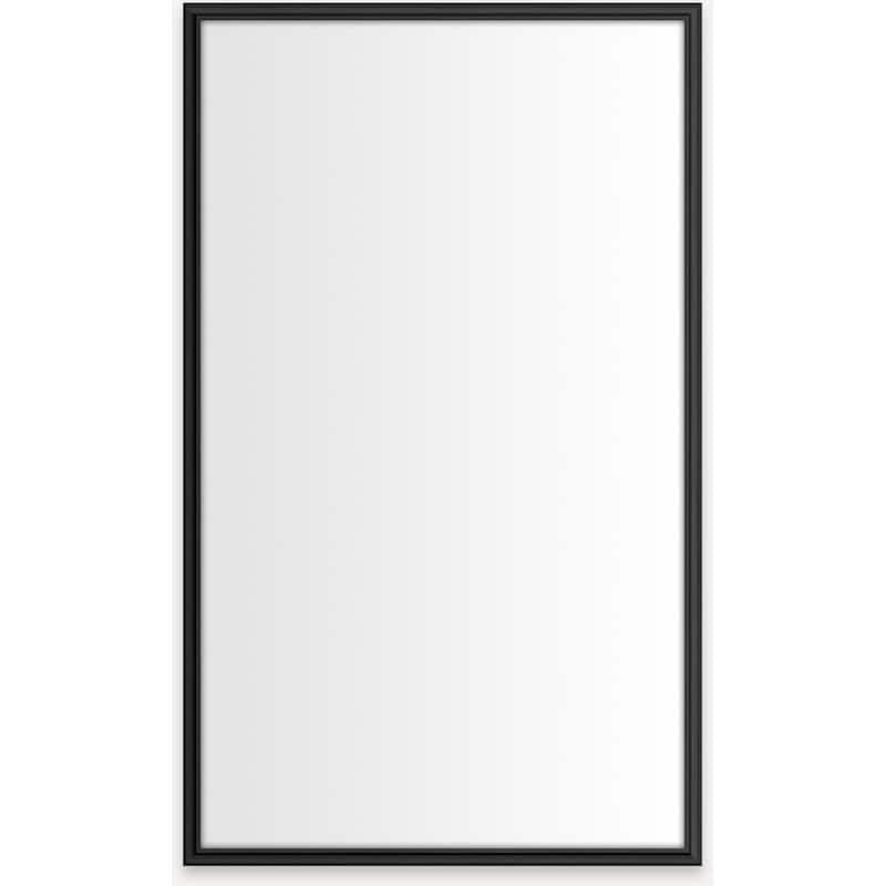 Robern D2C2440D4RMTM Main Line 23-1/4" x 39-3/8" Framed Single Door - Brushed Black - Anthracite Finish