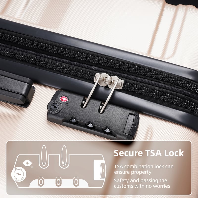 Luggage Expandable Hardshell with TSA Lock,Carry On Suitcase 20