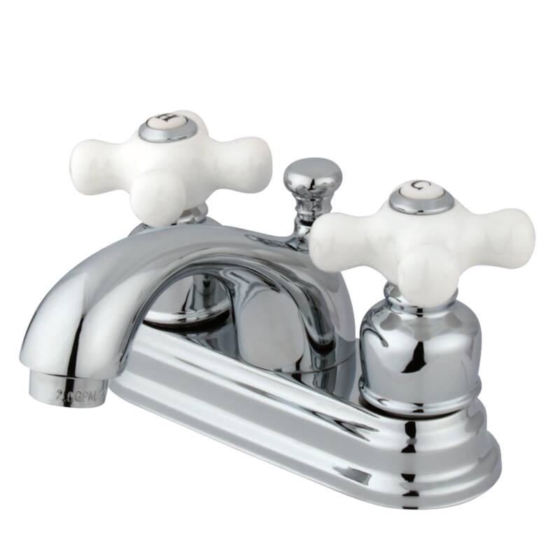 Kingston Brass 1.2 GPM Centerset Bathroom Faucet with Pop-Up Drain - Polished Chrome - Polished Chrome