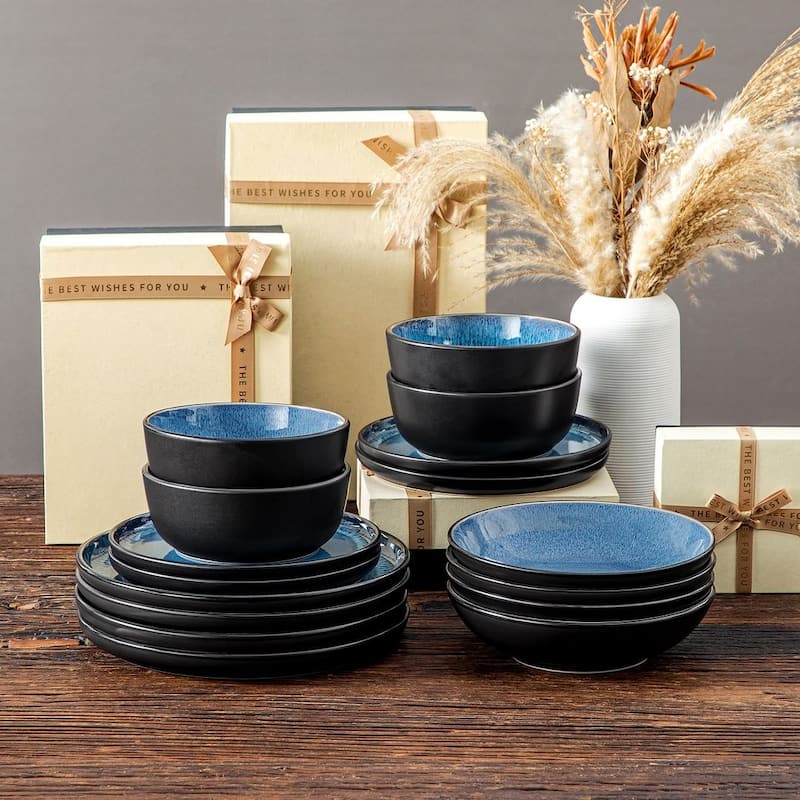 Vancasso PLAYA Kiln-Change Glaze Dinnerware Sets (16/18/24pc)