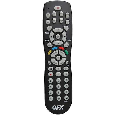 QFX 8-In-1 Universal Remote With Glow-in-the-Dark Buttons