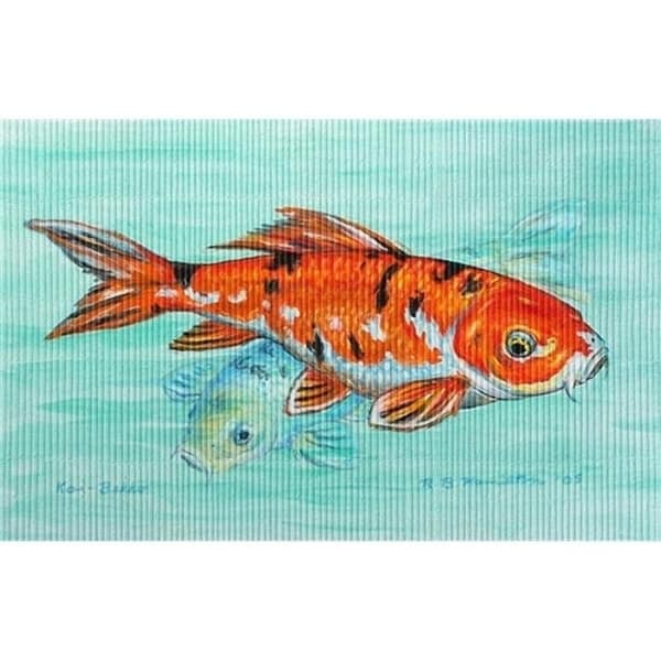 Betsy Drake DM117 Koi Door Mat 18"x26"