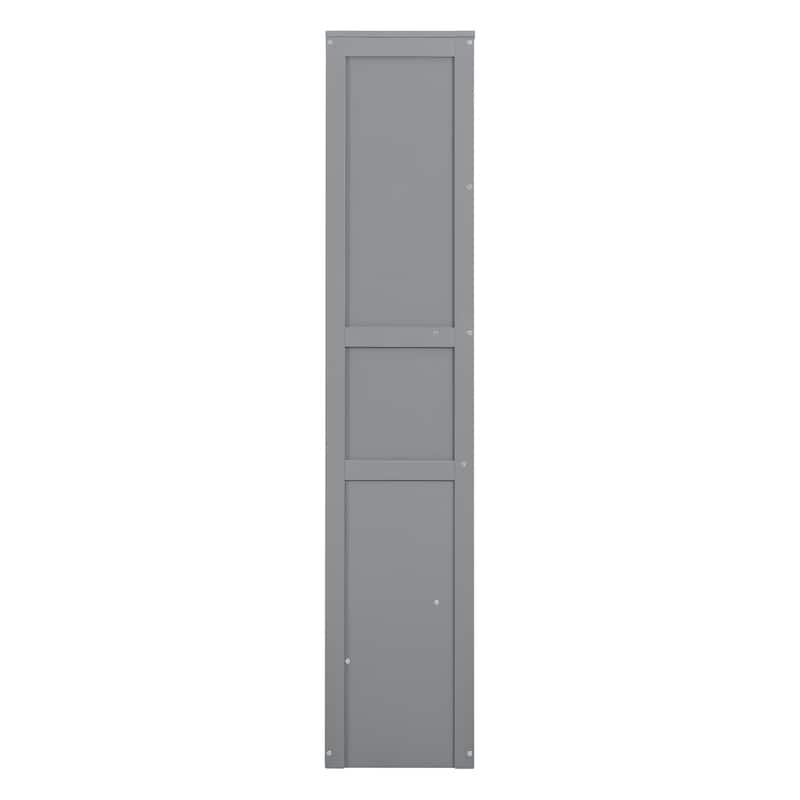 Wooden Wall Murphy Bed with Shelves