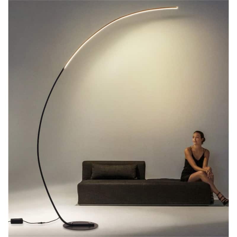 62.99 Inches Metal Arched Floor Lamp