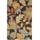 preview thumbnail 21 of 64, SAFAVIEH Handmade Blossom Christiana Modern Floral Wool Rug 2'6" x 4' - Black/Multi - Rectangle