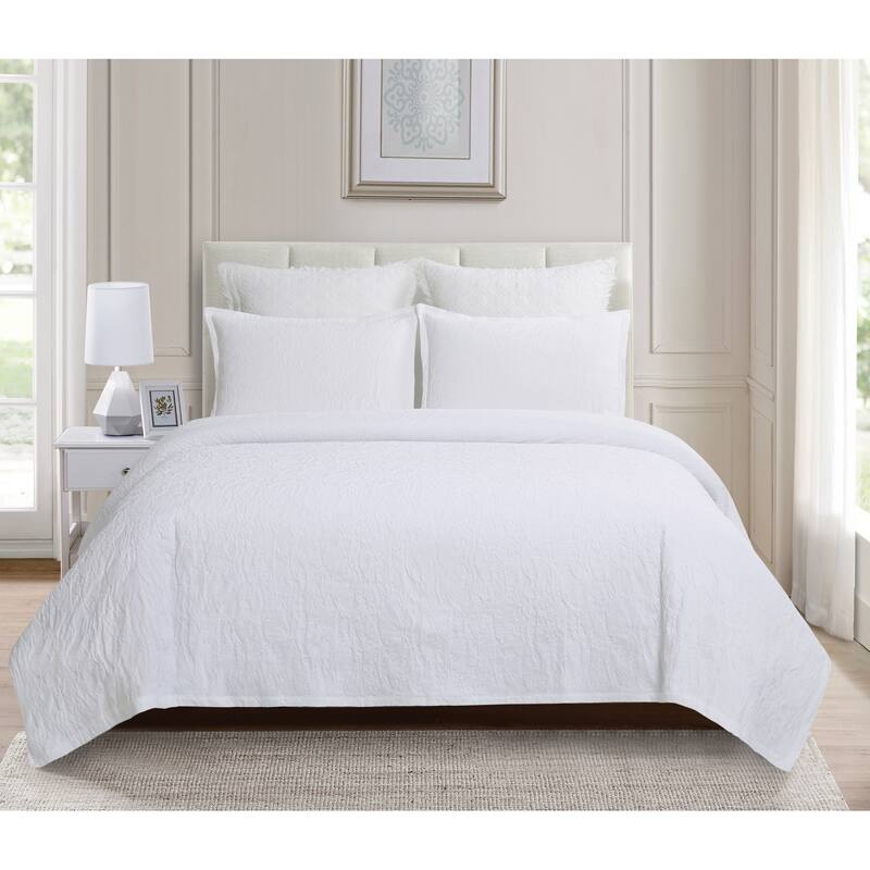 Shiloh Pebble Coverlet Set