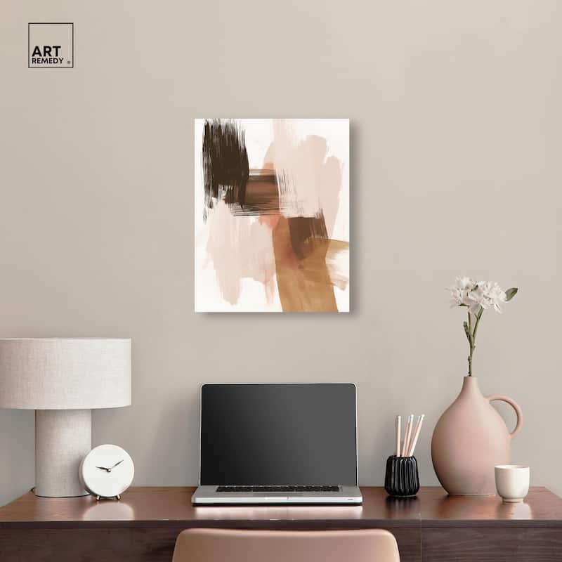Mahogany Whispers Canvas by Art Remedy, Gallery Wrapped
