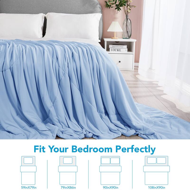 Cooling Comforter, Cold Blanket for Night Sweats 1 Piece