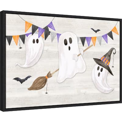 Sit a Spell landscape I by Tara Reed Canvas Art Framed - Sylvie Black