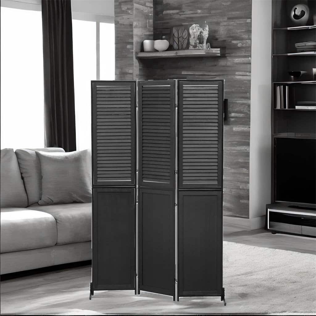 Wood Folding Privacy Screen Room Divider