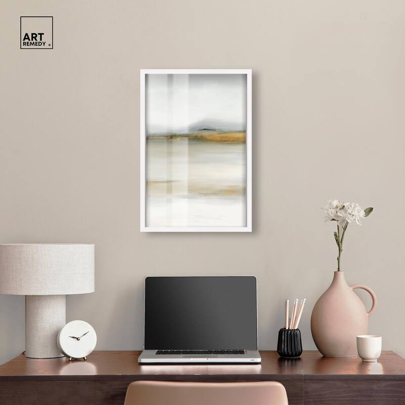 Misty Expanse II Shadowbox by Art Remedy