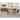 Alpine Furniture Live Edge Walnut Finish Wood/Metal Server