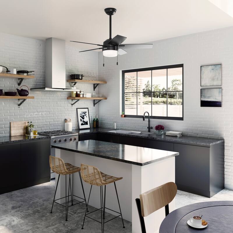 Hunter Anisten Ceiling Fan with LED Light Kit and Pull Chain - Casual Modern Contemporary - ENERGY STAR