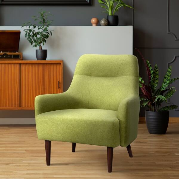 Lawrie Lime Green Mid Century Modern Chair Overstock 27616400