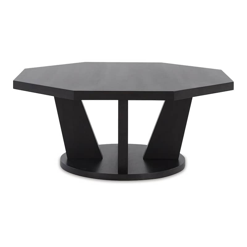 Signature Design by Ashley Chasinfield Dark Brown Coffee Table - 43"W x 43"D x 17"H