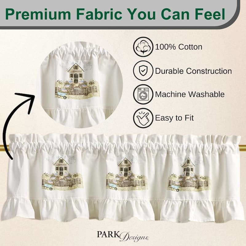 Park Designs Spring Garden Valance 60” x 14” - 60" X 14"
