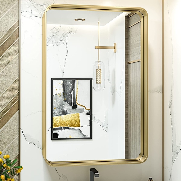 BED & BATH BEYOND ウォールミラー 　鏡　ミラー　46x56 Irregular Wall Mirror Asymmetrical Decorative Wall Mirror