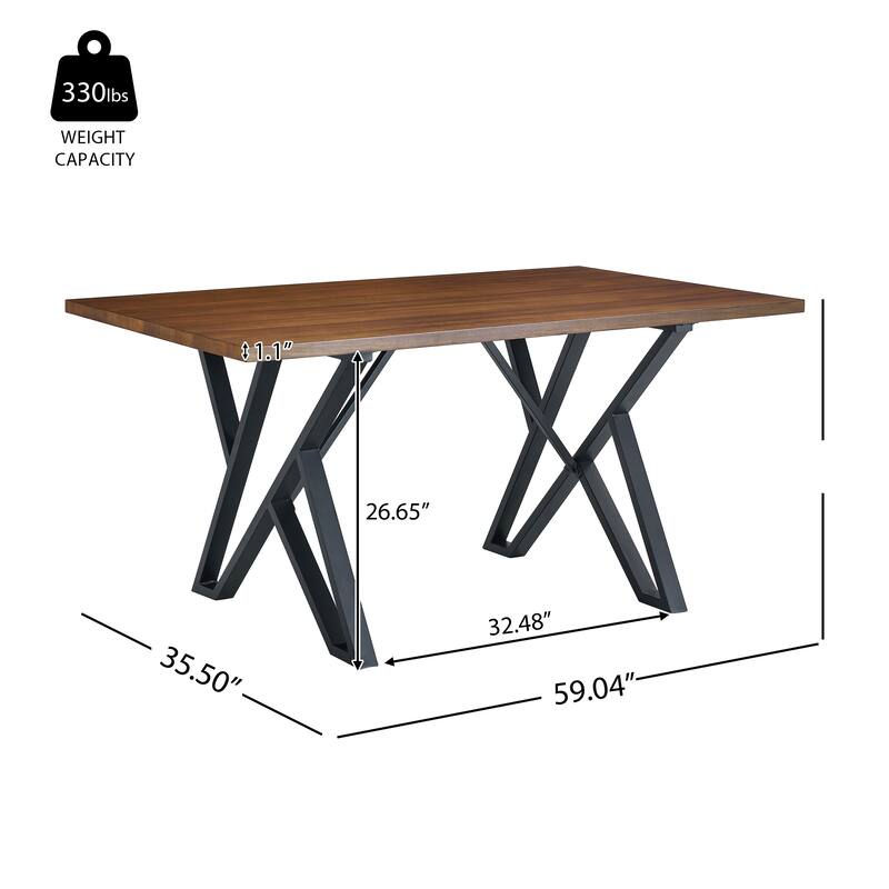 Christopher Knight Home - Indoor 5-Piece Dining Set With Metal Legs