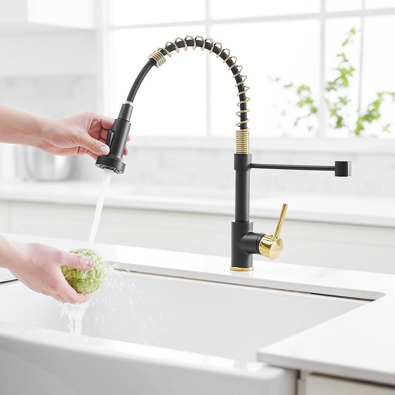 Spring Pull Down Kitchen Faucet