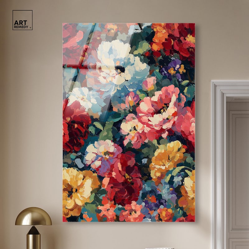 Garden Tapestries I Acrylic by Art Remedy, Ready to Hang