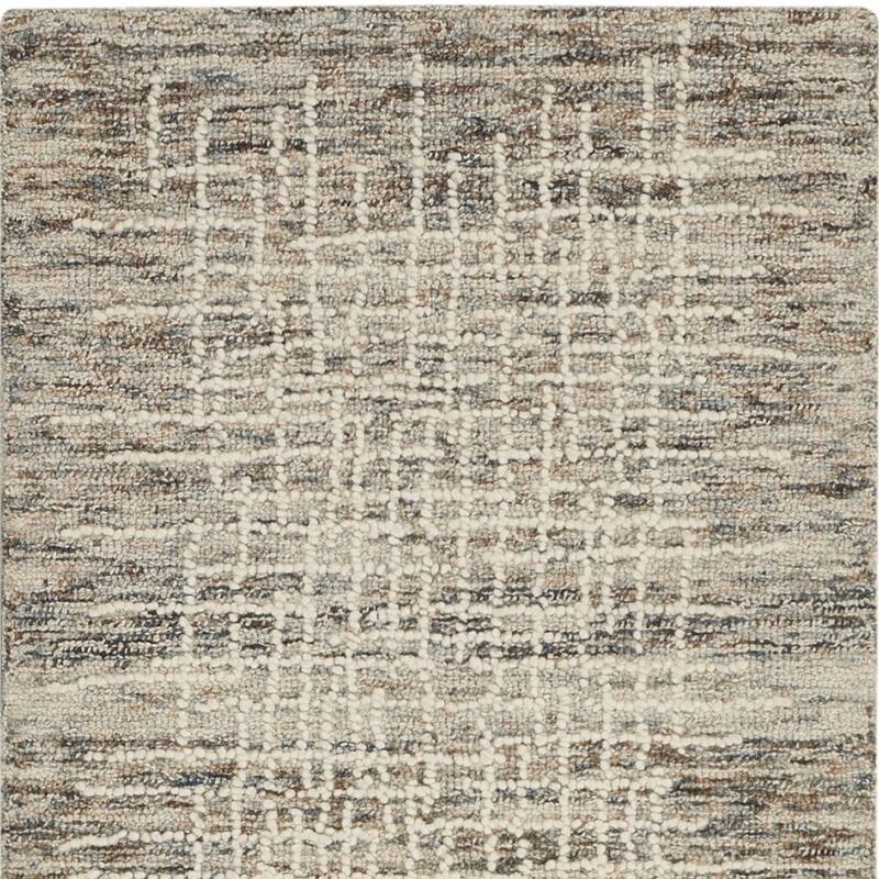 Farig Power Loomed Abstract Modern Soft Area Rug By HomeRoots - 90' X '27' X '0.5