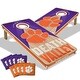 preview thumbnail 1 of 5, Clemson Tigers NCAA 2x4 Professional Cornhole Board Set Include Carrying Case