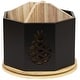 preview thumbnail 12 of 16, DesignStyles 4 Compartment Spinning Desktop Organizer / Rotating Pen and Pencil Cup and Sorter