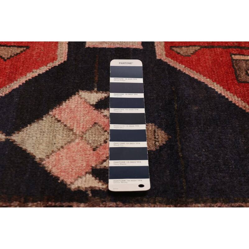 ECARPETGALLERY Hand-knotted Konya Anatolian Dark Navy Wool Rug - 3'7 x 9'3
