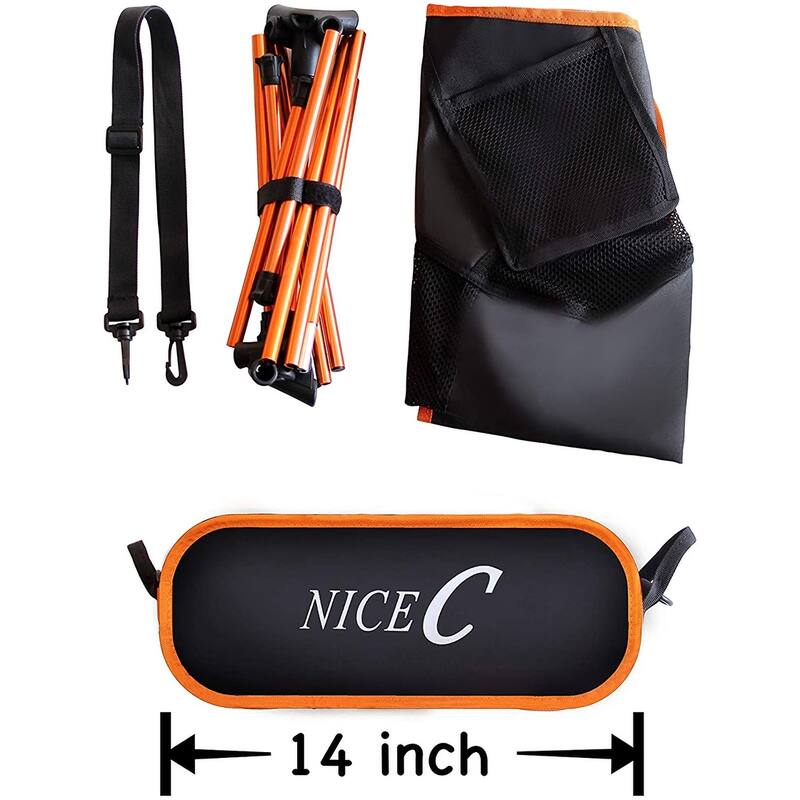 Ultralight Portable Folding Camping Backpacking Chair Compact & Heavy Duty Outdoor, Camping, with 2 Storage Bags&Carry Bag