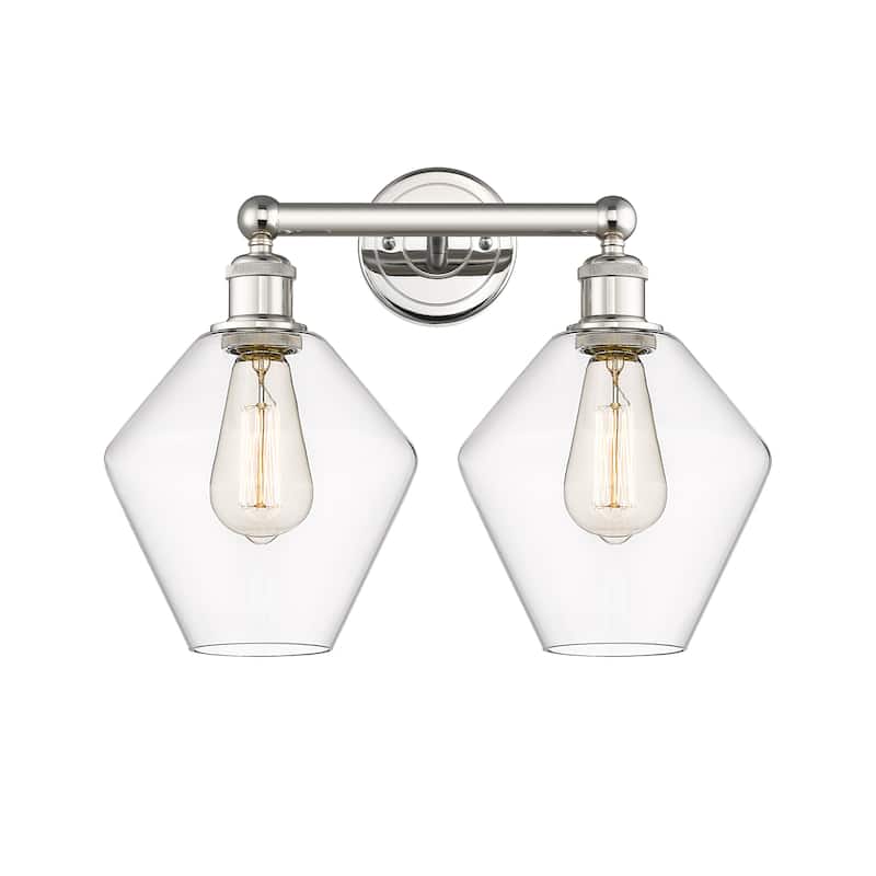 Innovations Lighting Cindyrella - 2 Light 17" Bath Vanity Light - Clear/Polished Nickel