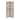 4 Doors Tall Shoe Cabinet with Mesh Panel Design in Natural Oak