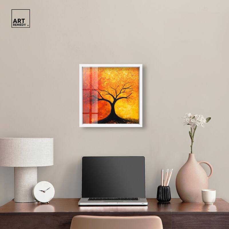 Tree of Opposites I Shadowbox by Art Remedy