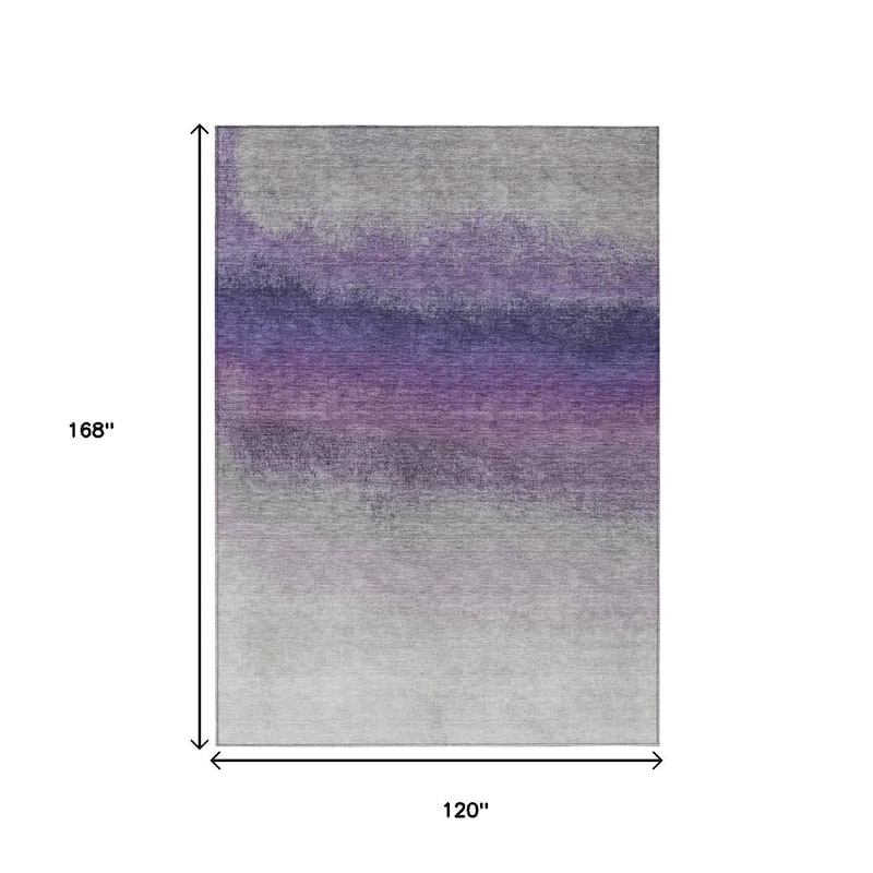HomeRoots Ombre Transitional Rectangle Outdoor Rug