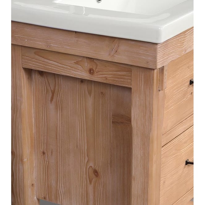 Marina 24" Bathroom Vanity, Driftwood Finish