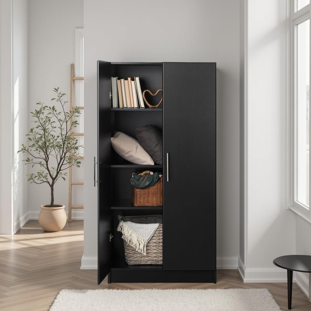 Prepac 'Winslow Elite' 32-inch Brown Storage Cabinet - 32 Inch - 32 Inch