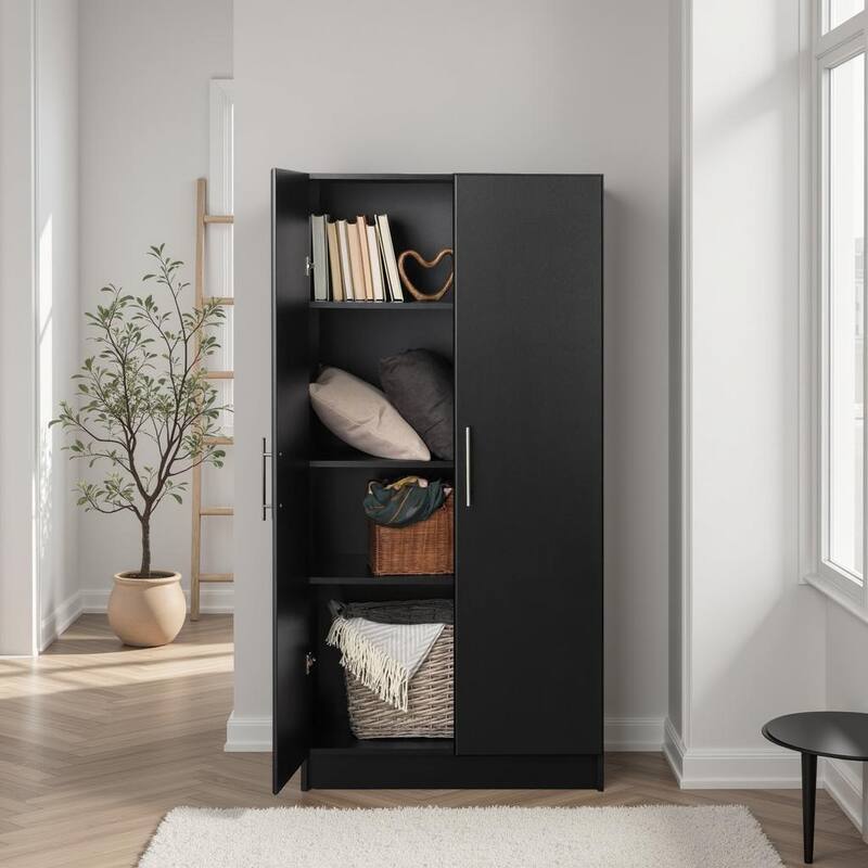 Prepac 'Winslow Elite' 32-inch Brown Storage Cabinet - 32 Inch - 32 Inch
