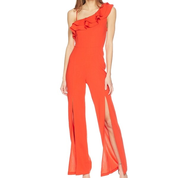 guess red jumpsuit