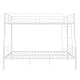 preview thumbnail 26 of 31, Full XL Over Queen Bunk Bed, Save Space or Split Into 2 Beds, Black