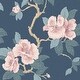 preview thumbnail 4 of 2, Laura Ashley Maya Dusky Seaspray Wallpaper