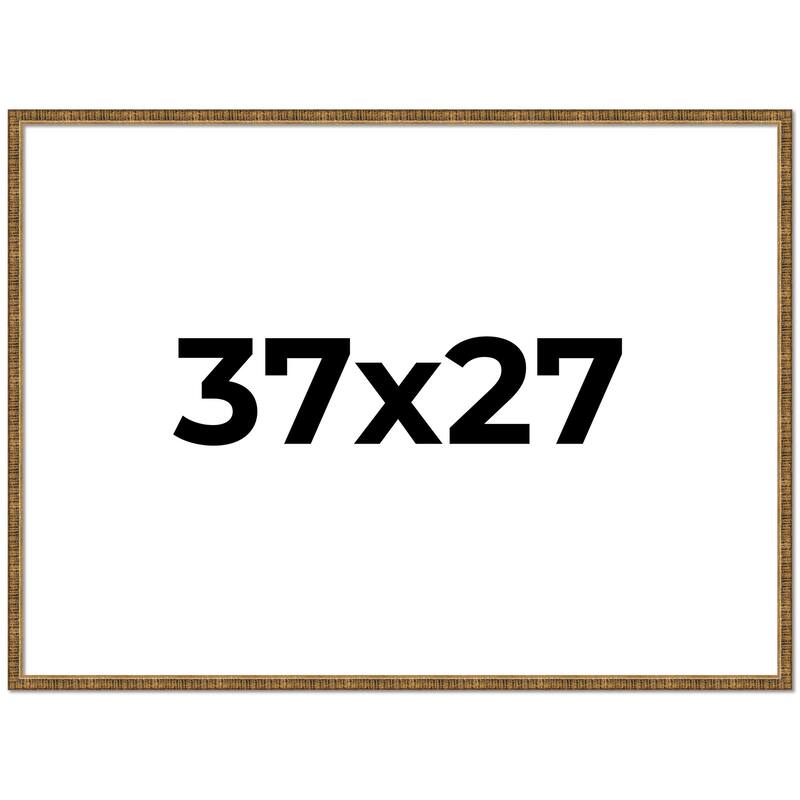 37x27 Frame Gold Picture Frame - Complete Modern Photo Frame Includes