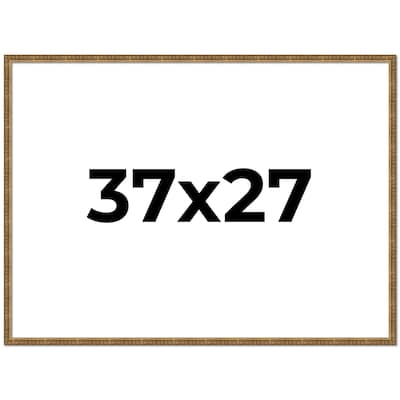 37x27 Frame Gold Picture Frame - Complete Modern Photo Frame Includes