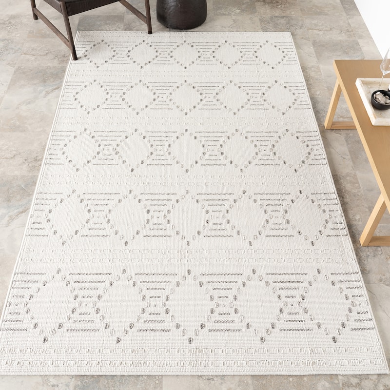 Nuloom Jaxine Geometric Indoor/Outdoor Area Rug